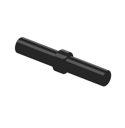 Spojka výplně 12mm BLACK AISI 304